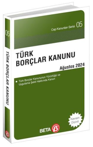 Türk Borçlar Kanunu - Eylül 2023