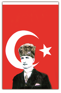 VATAN BAYRAK 100x150 ATALI TÜRK BAYRAĞI