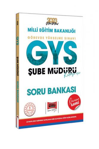 Yargı Yayınları 2023 MEB GYS Şube Müdürlüğü Kadrosu İçin Deneme İlavel