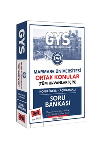 Yargı Yayınları GYS Marmara Üniversitesi Görevde Yükselme ve Ünvan Değ