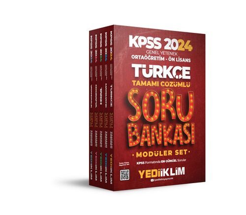 Yediiklim Yayınları 2024 KPSS Ortaöğretim-Önlisans Genel Yetenek Genel