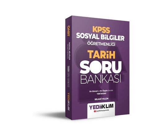 Yediiklim Yayınları ÖABT Sosyal Bilgiler Öğretmenliği Tarih Tamamı Çöz