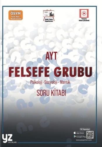 YZ Yayınları YKS AYT Felsefe Grubu - Psikoloji - Sosyoloji - Mantık So